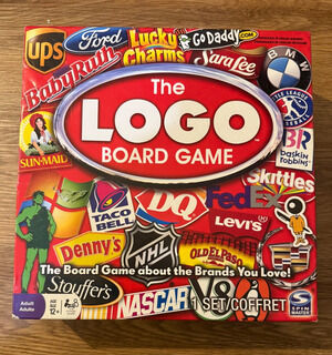 🎯🟥 The LOGO Board Game – Brand Trivia Family Game 🧠📦 (READ)
